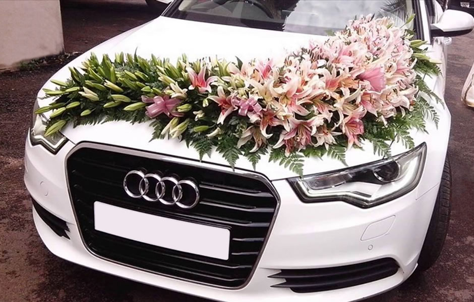 Dekoracije za automobile cvjećara Uniko